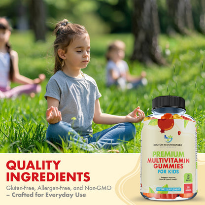 Premium Multivitamin Gummies for Toddlers & Kids
