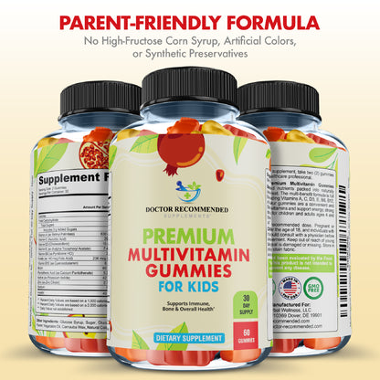 Premium Multivitamin Gummies for Toddlers & Kids
