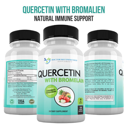 Quercetin with Bromelain