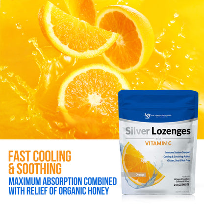 Silver Lozenges with Vitamin C