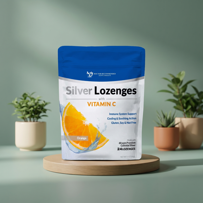 Silver Lozenges with Vitamin C